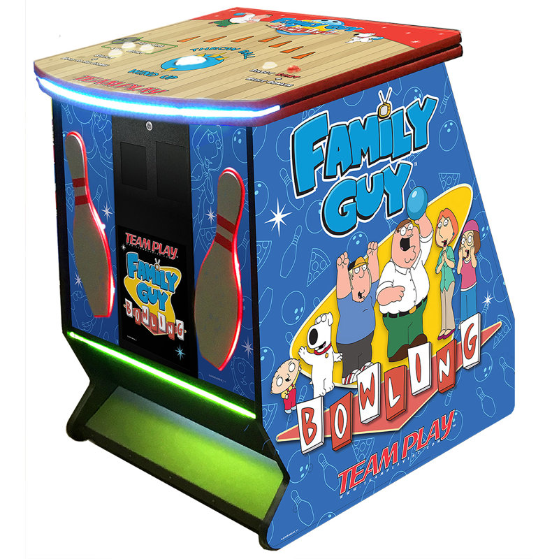 Team Play Inc Family Guy Bowling Pedestal Arcade Game Wayfair